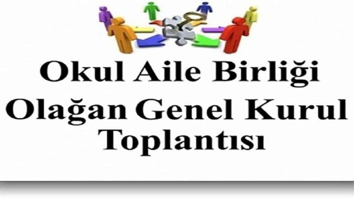 2025-26 OKUL AİLE BİRLİĞİ GENEL KURUL TOPLANTI DUYURUSU